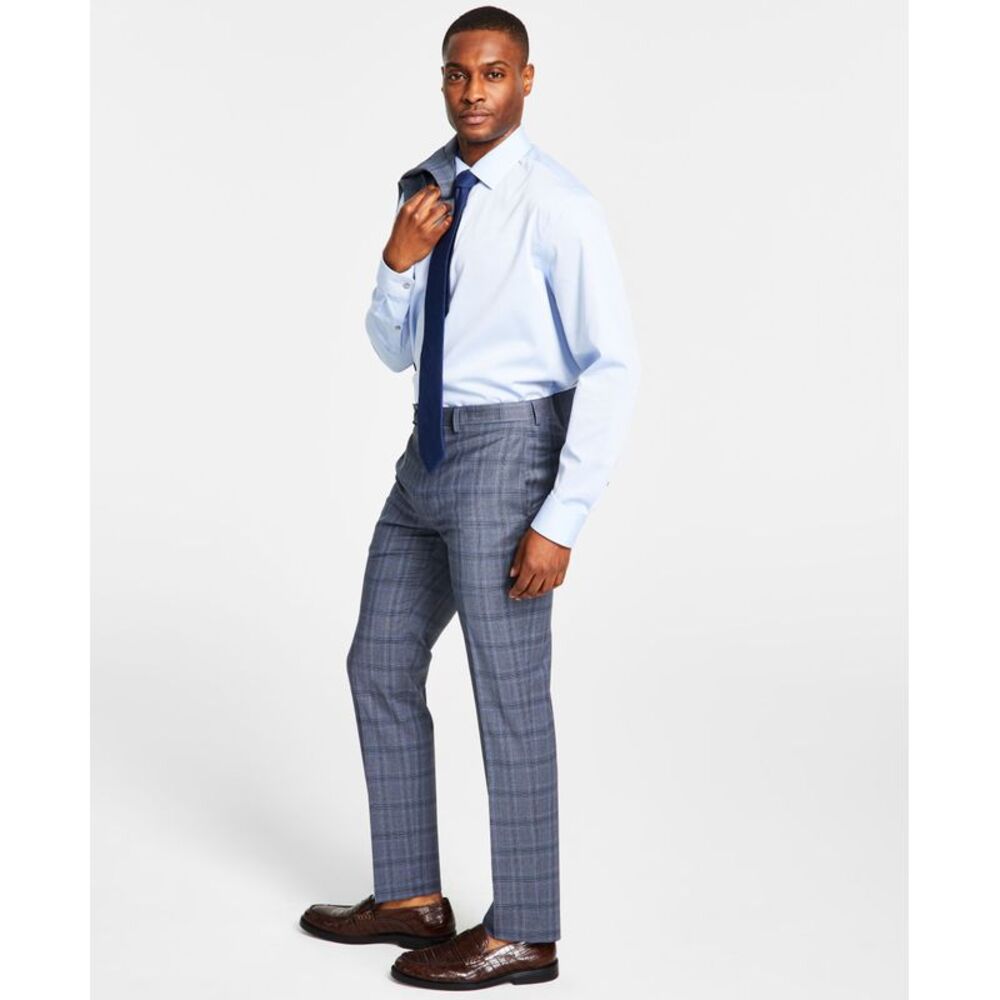 Men's Slim-Fit Wool Stretch Suit Pants